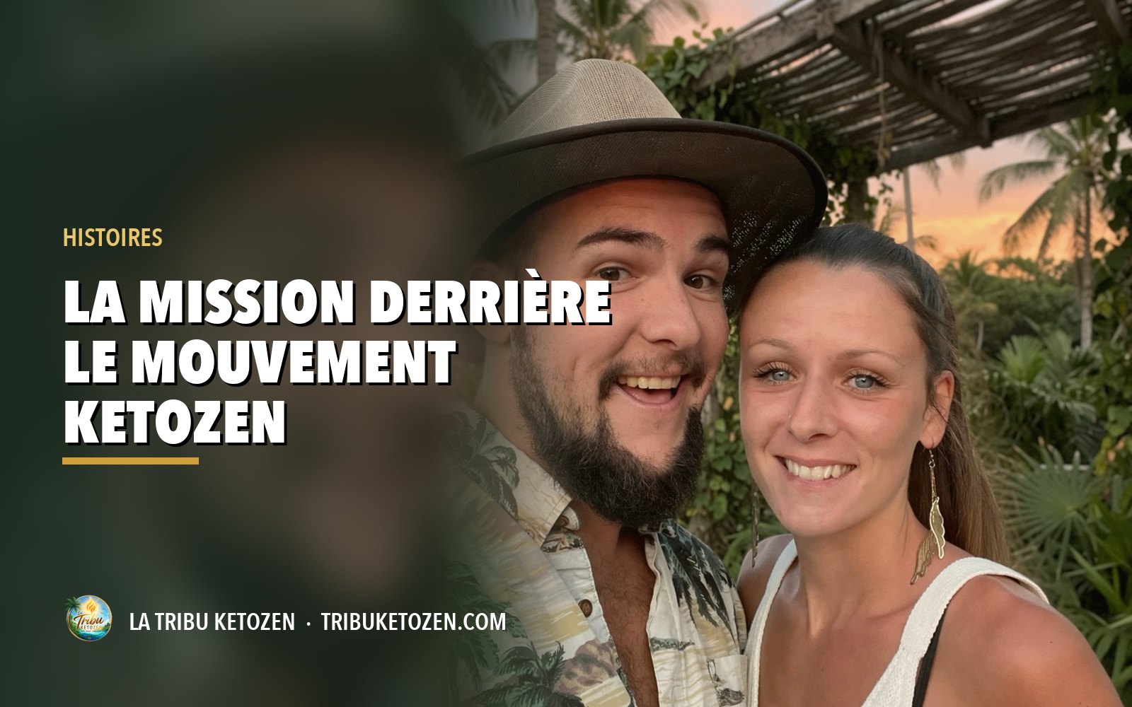 Mick et Camille, sourire complice — la mission derrière le mouvement KetoZen